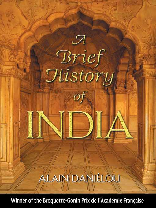 Title details for A Brief History of India by Alain Daniélou - Available